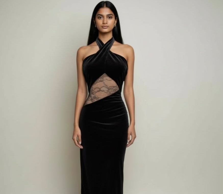 Vestido de terciopelo